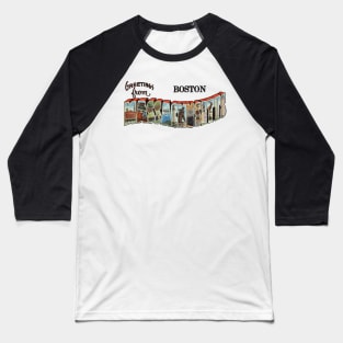 Greetings from Boston Massachusetts Baseball T-Shirt